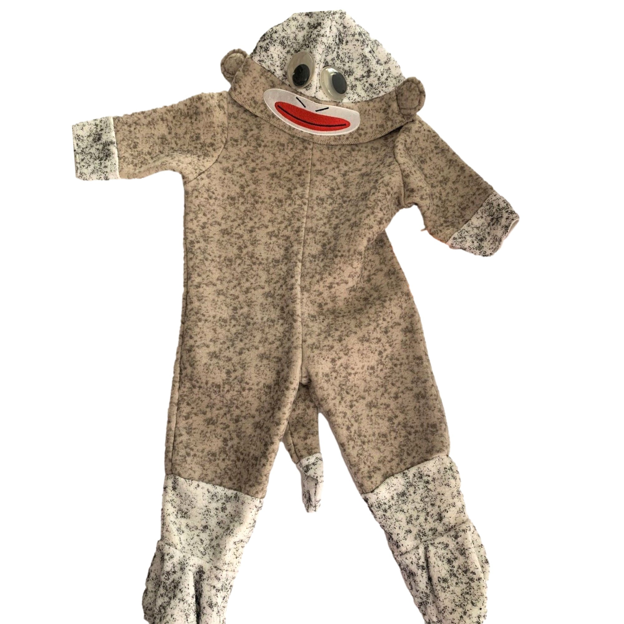 Monkey Toddler Costume Jumpsuit Brown Monkey Toddler Costume Jumpsuit Brown