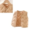 thumbnail image 1 of Boys Girls Puffer Vest Boys Girls Winter Vest Light Weight Down Vest with Button Down Cute Jacket Sleeveless Baby Boy Jacket 3-6 Months, 1 of 9