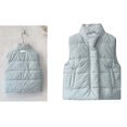 thumbnail image 1 of Infant Boys Girls Puffer Vest Infant Girls Winter Vest Stand Collar Lightweight Zip Up Windproof Down Jacket Sleeveless Boys Winter Jacket 6-12 Months, 1 of 8