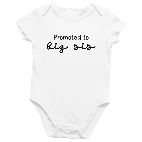 Boys Girls Short Sleeve Letter Prints Romper Bodysuits Clothes 3