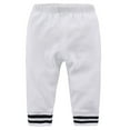 thumbnail image 1 of Boys Pants Solid Color Elastic Waist Jogger Sweatpants Casual Athletic Trousers Baby Boy Clothes Streetwear,White,9-12 Months, 1 of 2