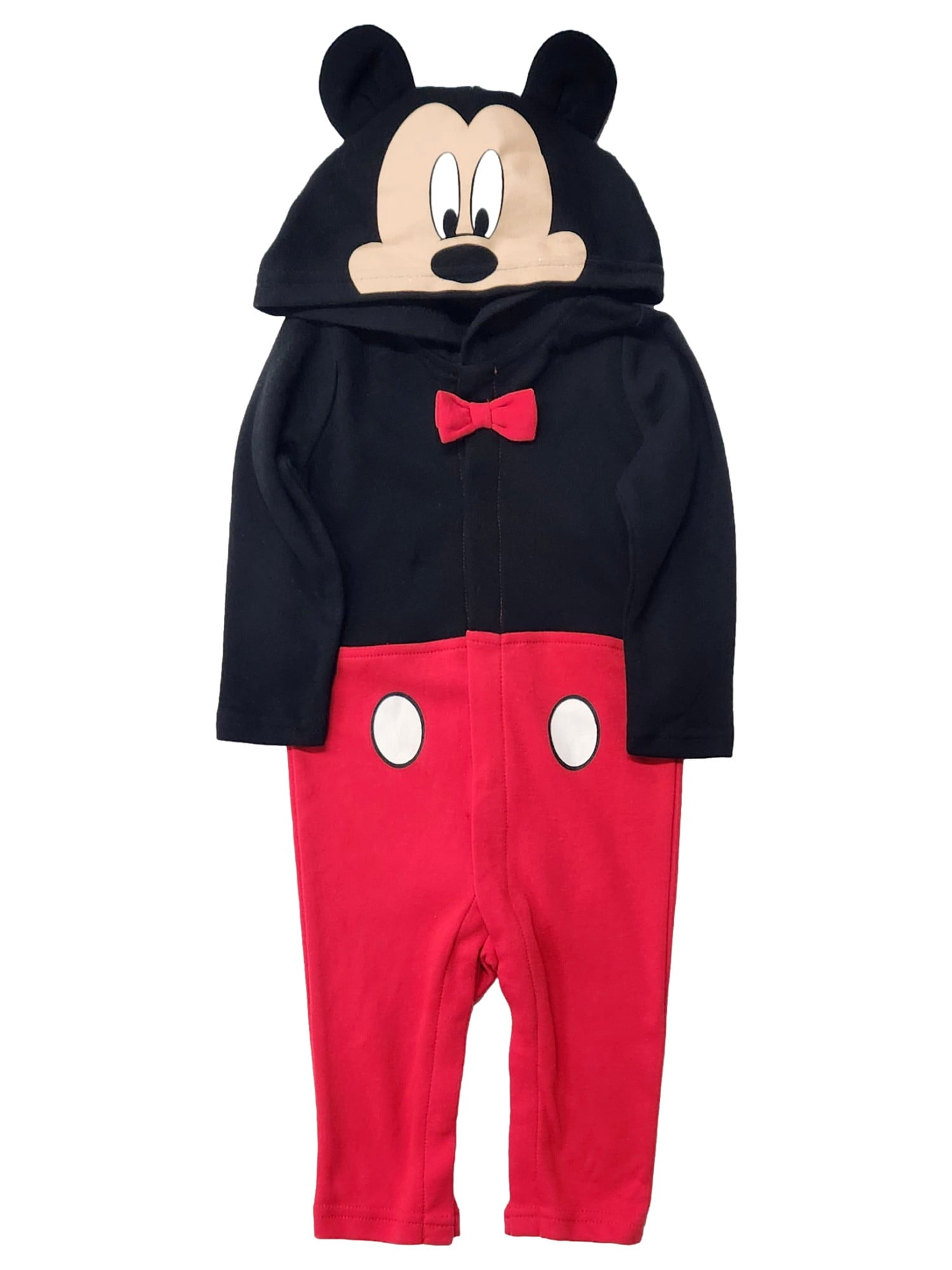 Infant Boys Red Disney Mickey Mouse Romper Bodysuit Coveralls 3-6 Months