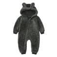 thumbnail image 1 of Boys Romper Jumpsuit Winter Warm Bodysuit Soft Thermal Outerwear, 1 of 3