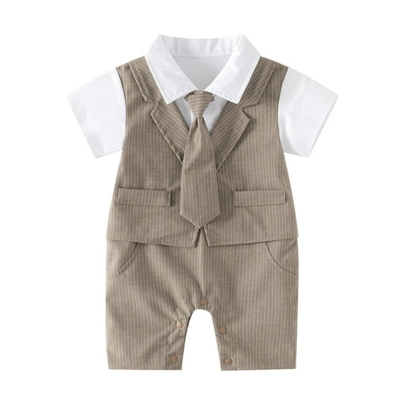 Boys Semi Formal Outfit Button Down Shirt Vest First Birthday Boy Outfit Baby Clothes Boy 9-12 Months