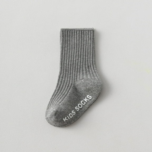 Boys Socks Grey Socks Glue Dispensing Kids Socks Athletic Socks Floor Socks Halloween Accessories 0-1 Years