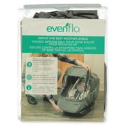 EVENFLO Infant Car Seat Weather Shield, Rain Cover, Ventilated Panels (Gray Melange)