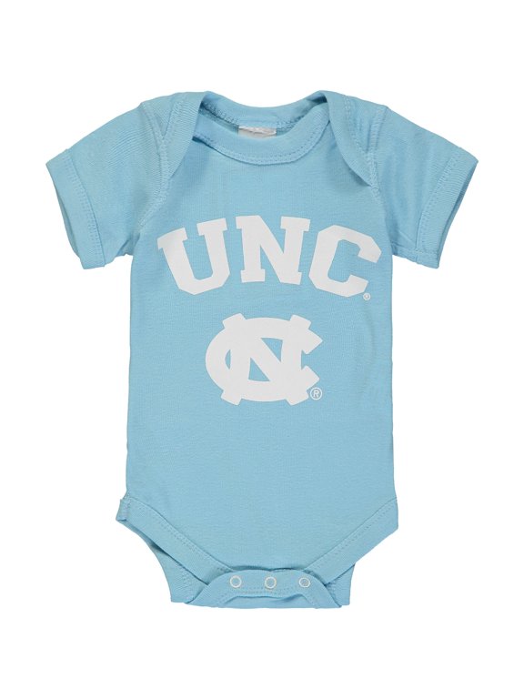 Infant Carolina Blue North Carolina Tar Heels Arch & Logo Bodysuit