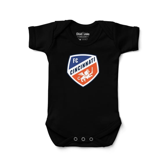 Infant Chad & Jake Black FC Cincinnati Bodysuit