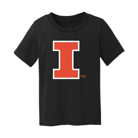 Infant Chad & Jake Black Illinois Fighting Illini Logo T-Shirt