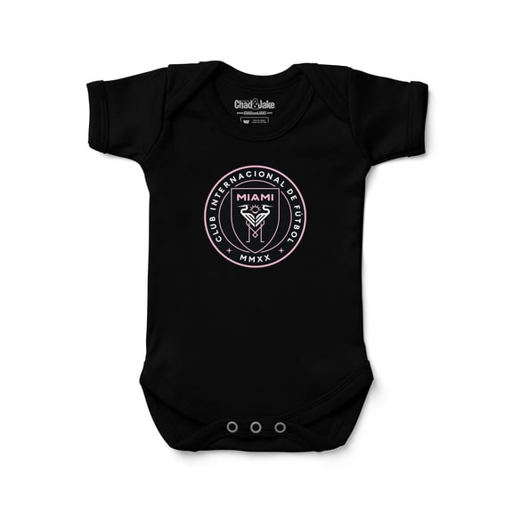 Infant Chad & Jake Black Inter Miami CF Bodysuit
