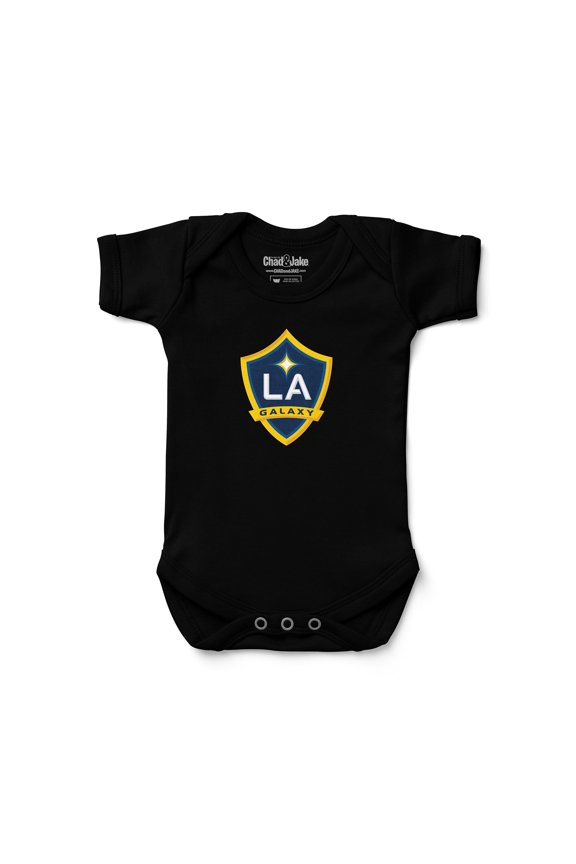 Infant Chad & Jake Black LA Galaxy Bodysuit