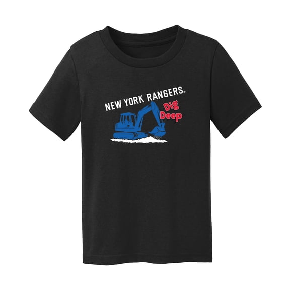 Infant Chad & Jake Black New York Rangers Digger Graphic T-Shirt