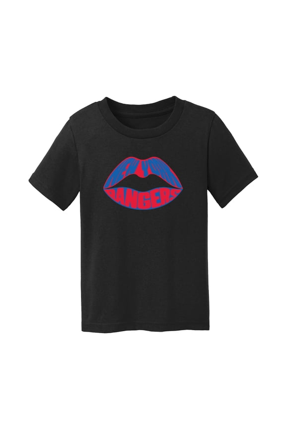Infant Chad & Jake Black New York Rangers Lips Graphic T-Shirt