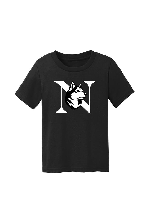 Infant Chad & Jake Black Northeastern Huskies Primary Logo T-Shirt