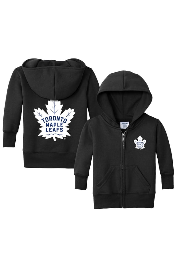 Infant Chad & Jake Black Toronto Maple Leafs Logo Full-Zip Hoodie