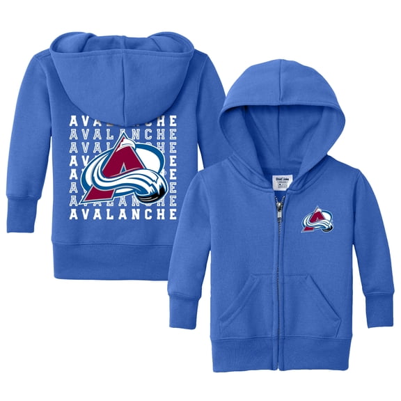 Infant Chad & Jake Blue Colorado Avalanche Full-Zip Retro Sweatshirt