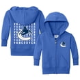 thumbnail image 1 of Infant Chad & Jake Blue Vancouver Canucks Full-Zip Retro Sweatshirt, 1 of 1