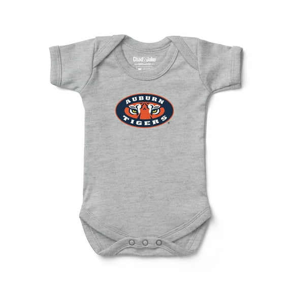 Infant Chad & Jake Heather Gray Auburn Tigers Secondary Logo Bodysuit