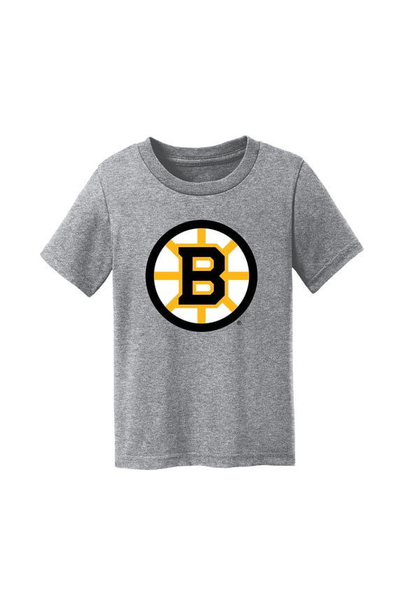 Infant Chad & Jake Heather Gray Boston Bruins Primary Logo T-Shirt