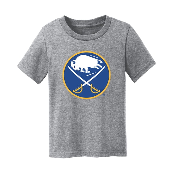 Infant Chad & Jake Heather Gray Buffalo Sabres Primary Logo T-Shirt