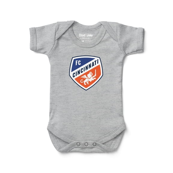 Infant Chad & Jake Heather Gray FC Cincinnati Bodysuit
