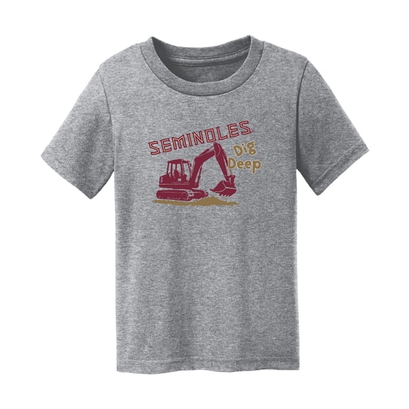 Infant Chad & Jake Heather Gray Florida State Seminoles Digger T-Shirt