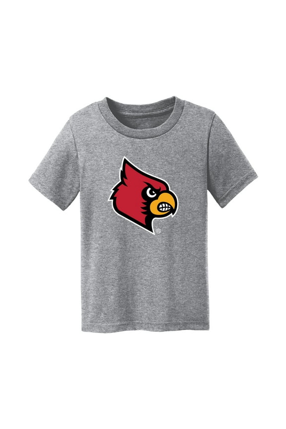 Infant Chad & Jake Heather Gray Louisville Cardinals Primary Logo T-Shirt