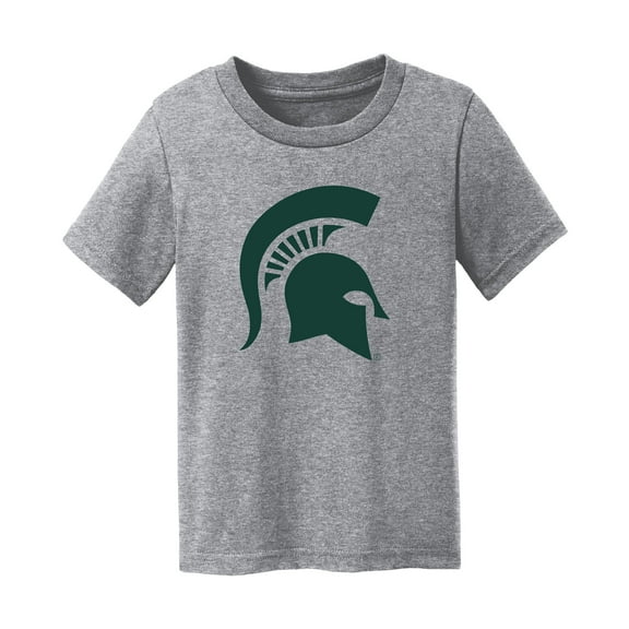 Infant Chad & Jake  Heather Gray Michigan State Spartans Logo T-Shirt