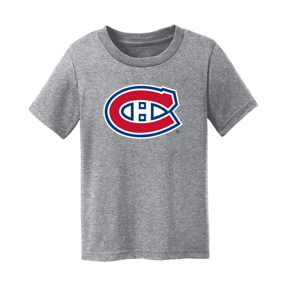 Infant Chad & Jake Heather Gray Montreal Canadiens Primary Logo T-Shirt