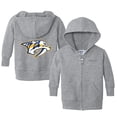thumbnail image 1 of Infant Chad & Jake Heather Gray Nashville Predators Logo Full-Zip Hoodie Jacket, 1 of 1