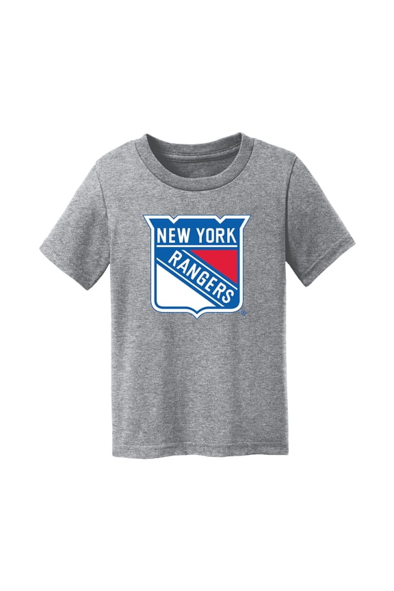 Infant Chad & Jake Heather Gray New York Rangers Primary Logo T-Shirt