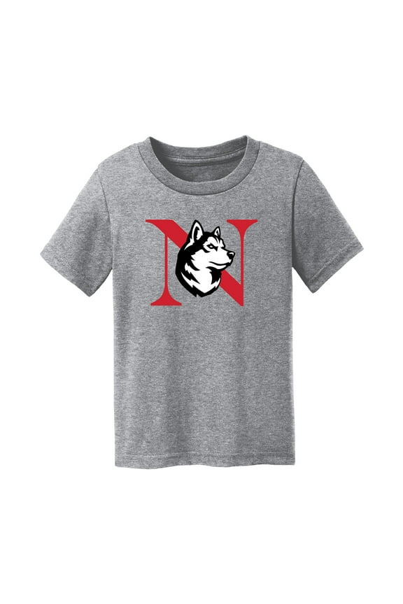 Infant Chad & Jake Heather Gray Northeastern Huskies Primary Logo T-Shirt