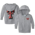 thumbnail image 1 of Infant Chad & Jake Heather Gray Texas Tech Red Raiders Primary Logo Full-Zip Hoodie, 1 of 1