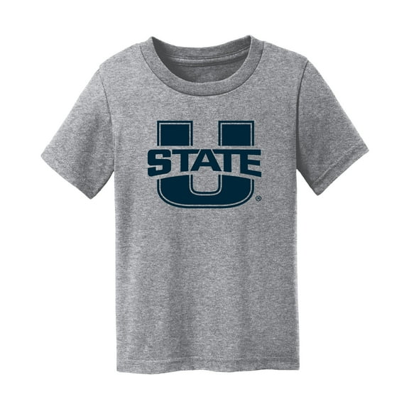 Infant Chad & Jake Heather Gray Utah State Aggies Primary Logo T-Shirt