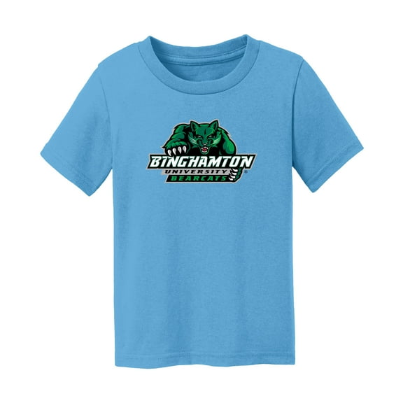 Infant Chad & Jake  Light Blue Binghamton Bearcats Logo T-Shirt