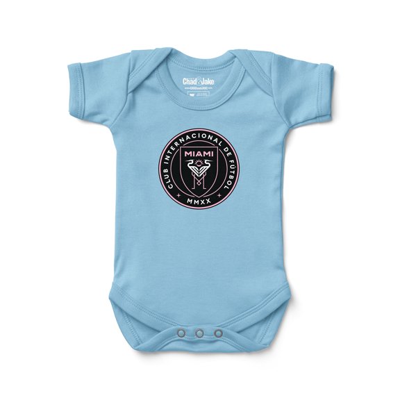 Infant Chad & Jake Light Blue Inter Miami CF Bodysuit