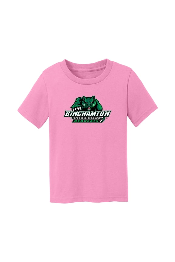 Infant Chad & Jake  Light Pink Binghamton Bearcats Logo T-Shirt