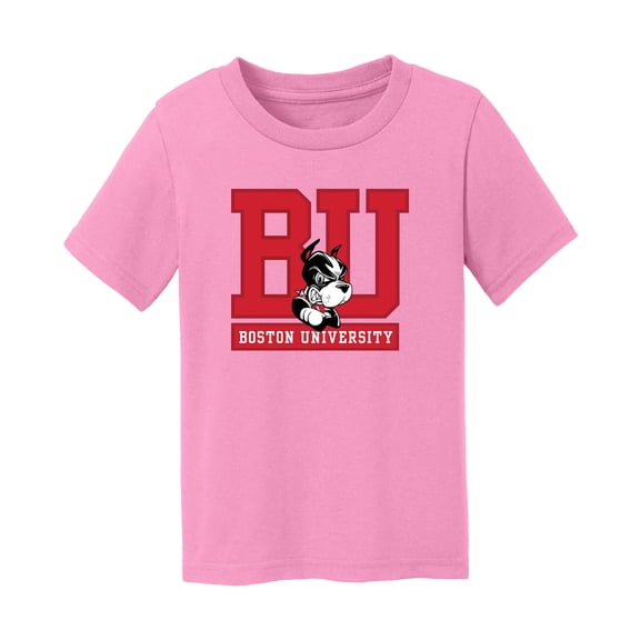Infant Chad & Jake Light Pink Boston University Logo T-Shirt