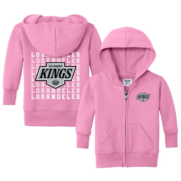 Infant Chad & Jake Light Pink Los Angeles Kings Full-Zip Retro Sweatshirt
