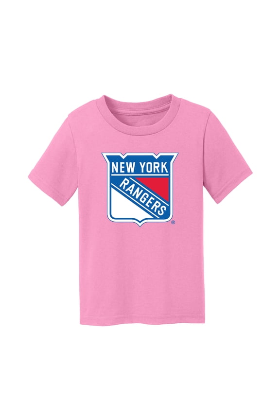 Infant Chad & Jake Light Pink New York Rangers Primary Logo T-Shirt