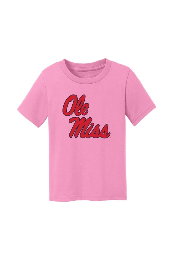 Infant Chad & Jake Light Pink Ole Miss Rebels Logo T-Shirt