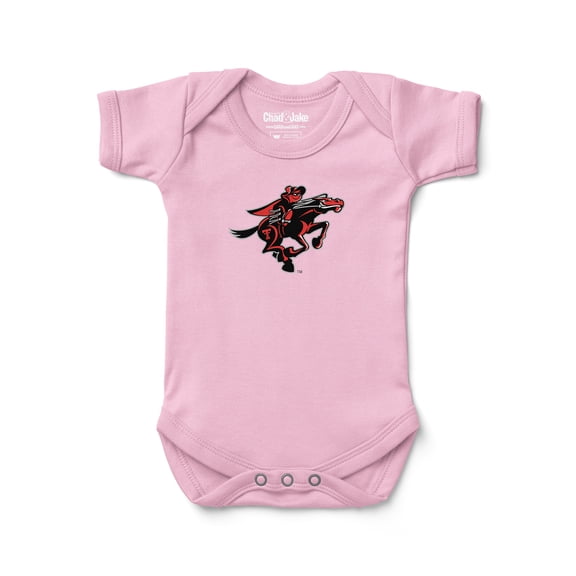 Infant-Chad & Jake  Light Pink Texas Tech Red Raiders Logo Bodysuit