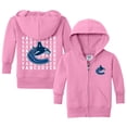 thumbnail image 1 of Infant Chad & Jake Light Pink Vancouver Canucks Full-Zip Retro Sweatshirt, 1 of 1