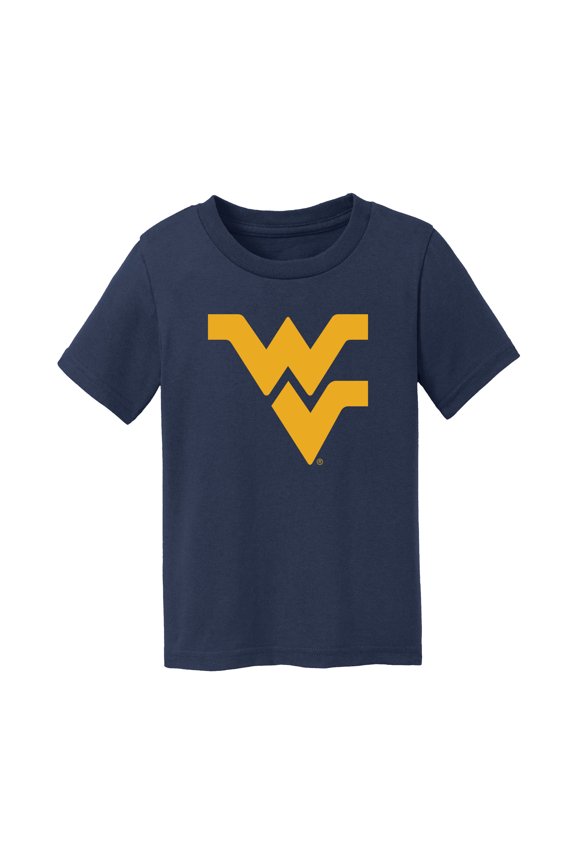 Infant Chad & Jake  Navy West Virginia Mountaineers Logo T-Shirt