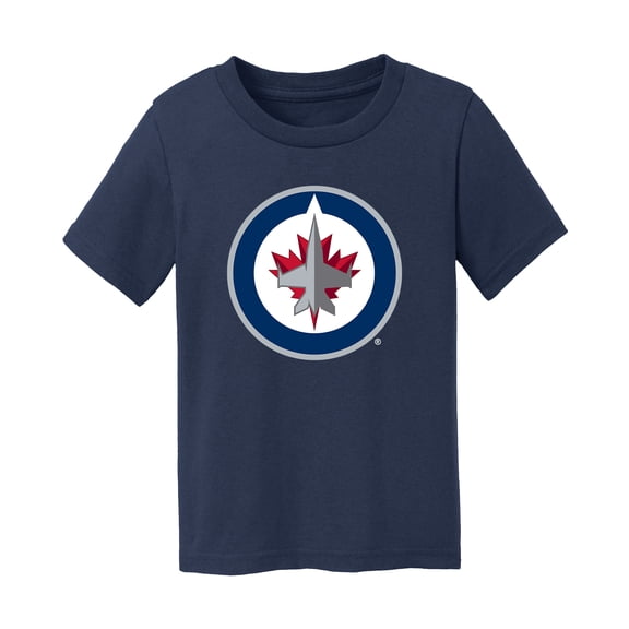 Infant Chad & Jake Navy Winnipeg Jets Primary Logo T-Shirt