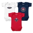 thumbnail image 1 of Infant Chad & Jake New Orleans Pelicans Three-Pack Bodysuit Set, 1 of 1