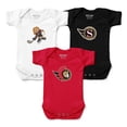 thumbnail image 1 of Infant Chad & Jake Ottawa Senators Three-Pack Bodysuit Set, 1 of 1