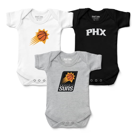 Infant Chad & Jake Phoenix Suns Three-Pack Bodysuit Set