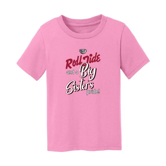 Infant Chad & Jake Pink Alabama Crimson Tide Big Sis T-Shirt