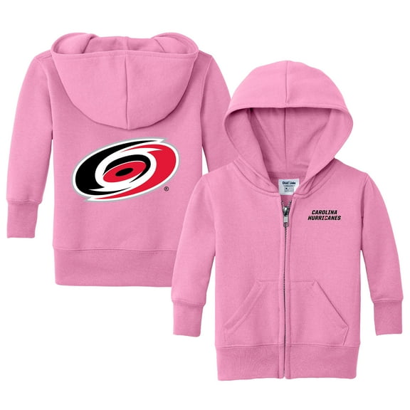 Infant Chad & Jake Pink Carolina Hurricanes Logo Full-Zip Hoodie
